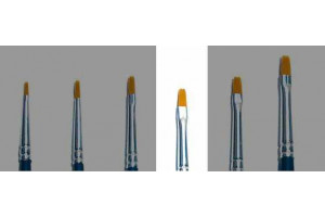 Plochý syntetický štětec (velikost 1) - 52224