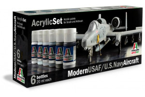 Sada 431AP: MODERN USAF/U.S. NAVY AIRCRAFT 6 ks - akryl