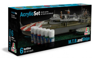 Sada 434AP: M.T.B. and SHIPS 6 ks - akryl