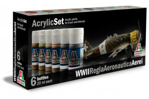 Sada 437AP: WWII AEREI REGIA AERONAUTICA 6 ks - akryl