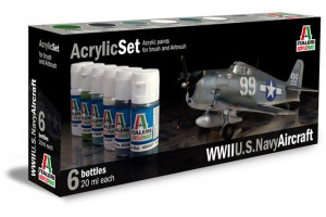 Sada 439AP: WWII U.S. NAVY AIRCRAFT 6 ks - akryl