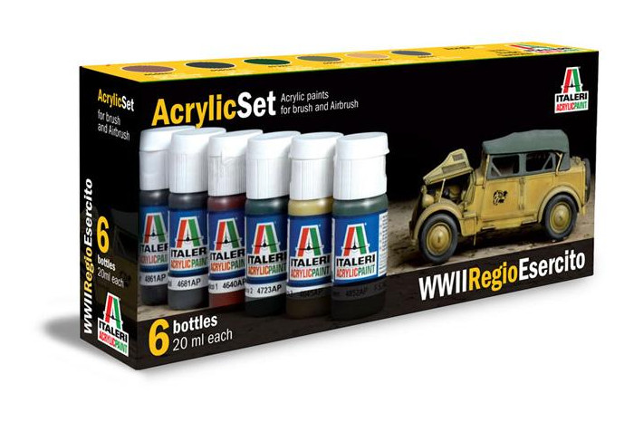 Sada 441AP: WWII REGIO ESERCITO 6 ks - akryl