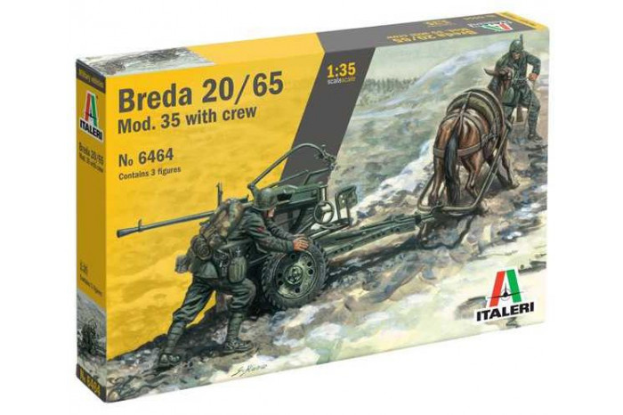 HORSE DRAWN BREDA 20/65 W/SERVANTS (1:35) - 6464