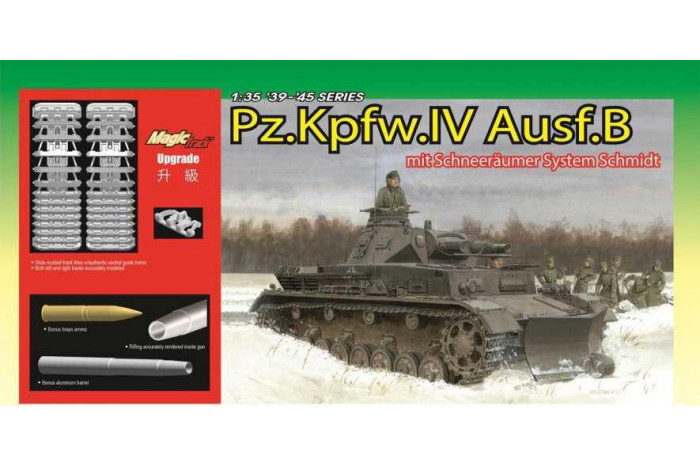 Model Kit military 6764 - PZ.KPFW. IV AUSF.B MIT GELÄNDEPFLUG (1:35)