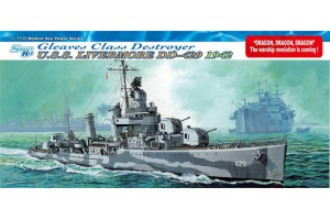 U.S.S. LIVERMORE DD-429 GLEAVES CLASS DESTROYER 1942 (SMART KIT) (1:350) - 1027