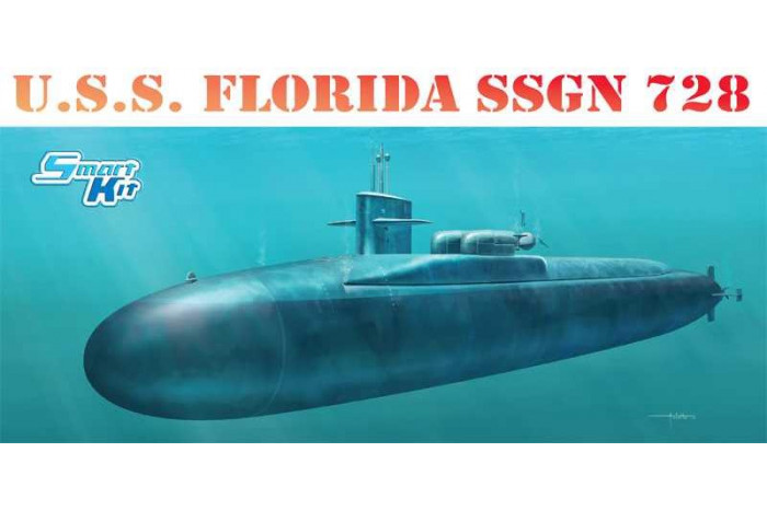 Model Kit ponorka 1056 - U.S.S.FLORIDA SSGN 728 (1:350)