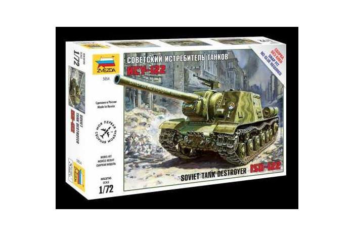 Model Kit tank 5054 - Soviet Tank Destroyer ISU-122  (1:72)