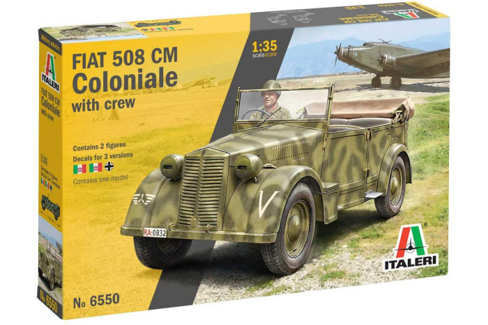 Model Kit tank 6550 - 508 CM "COLONIALE" STAFF CAR (1:35)
