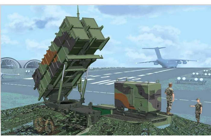 MIM-104C PATRIOT (PAC-2) SURFACE-TO-AIR MISSILE (SAM) SYSTEM (Smart Kit) (1:35) - 3604