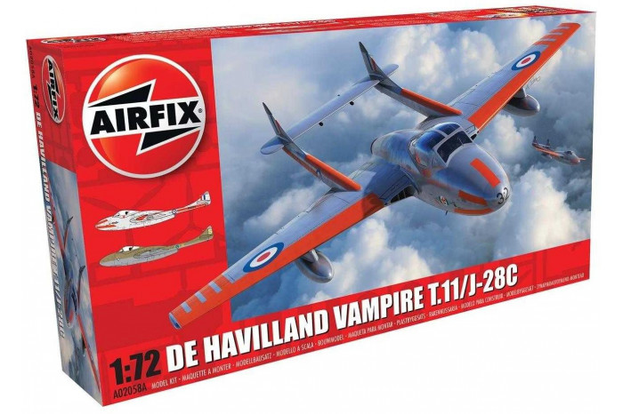 deHavilland Vampire T.11 / J-28C (1:72) - A02058A