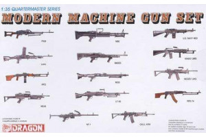 Model Kit zbraně 3806 - MODERN MACHINE GUN SET