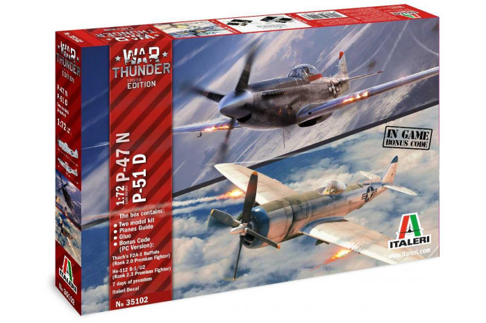 War Thunder P-47 N and P-51 D (1:72) - 35102