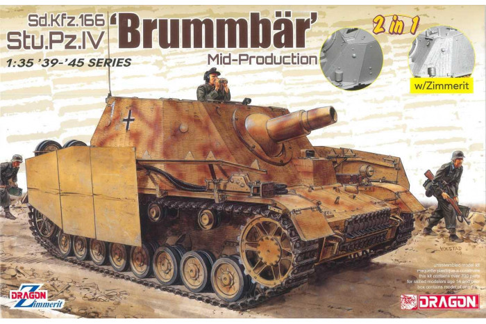 Sd.Kfz.166 Stu.Pz.IV 'BRUMMBÄR' MID-PRODUCTION (2 IN 1) (1:35) - 6892