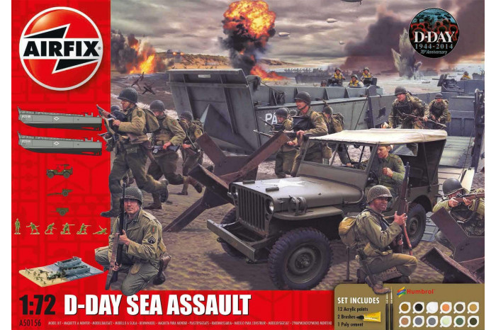 D-Day 75th Anniversary Sea Assault (1:72) - A50156A