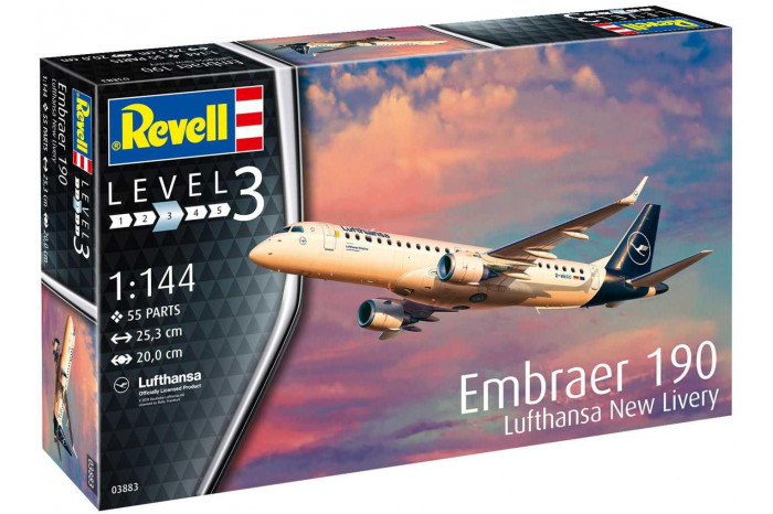 Embraer 190 Lufthansa New Livery (1:144) - 03883