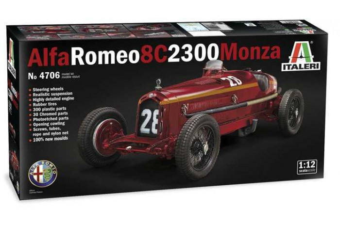 ALFA ROMEO 8C 2300 Monza (1:12) - 4706