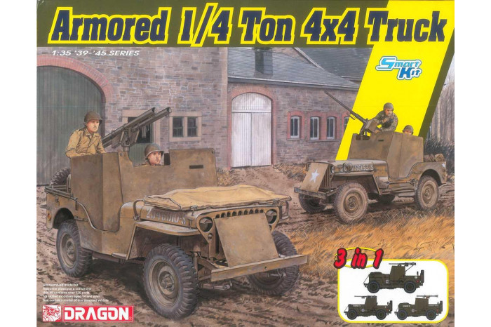Armored 1/4-Ton 4x4 Truck 3v1 (1:35) - 6727