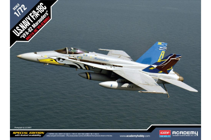 F/A-18C U.S NAVY VFA-82 "MARAUDERS" LE: (1:72) - 12534