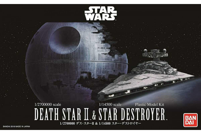 Plastic ModelKit BANDAI SW 01207 - Death Star II + Imperial Star Destroyer