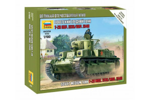 Snap Kit T-28 Soviet Tank (1:100) - 6247