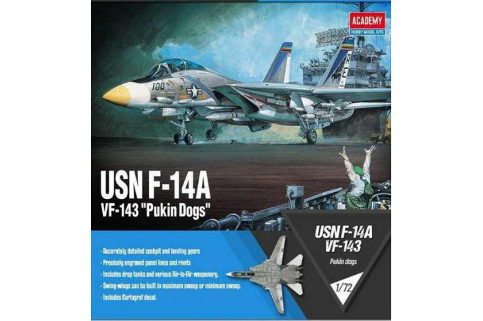 USN F-14A "VF-143 Pukin Dogs" (1:72) - 12563