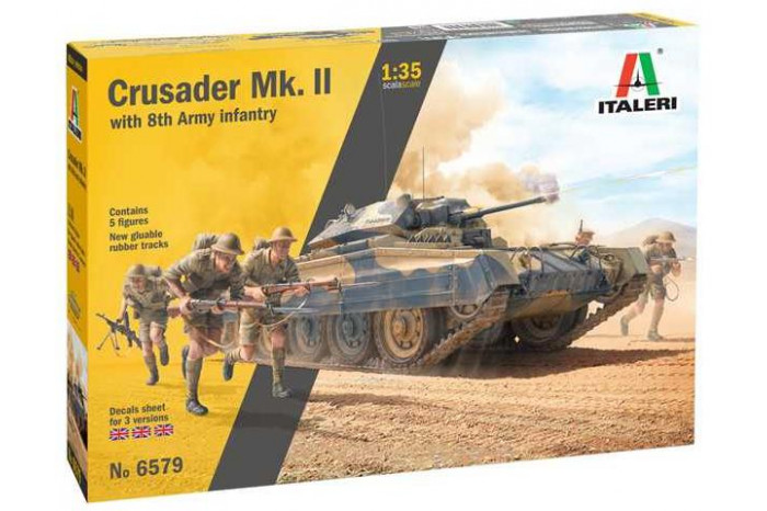 Crusader Mk. II with 8th Army Infantry (1:35) - 6579