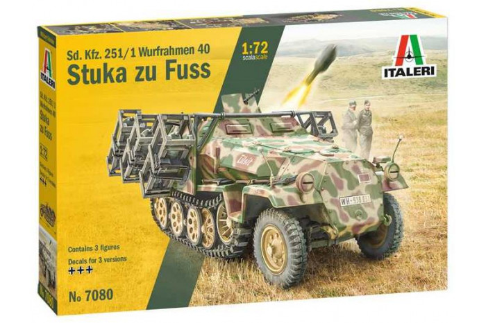 Sd. Kfz. 251/1 Wurfrahmen Stuka zu Fuss (1:72) - 7080
