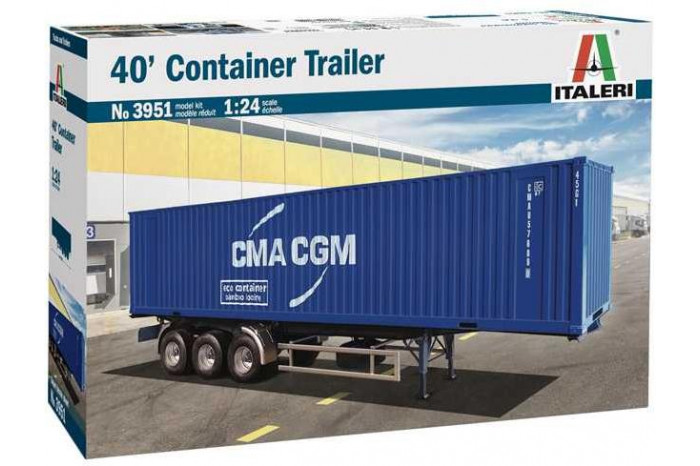 40’ Container Trailer (1:24) - 3951
