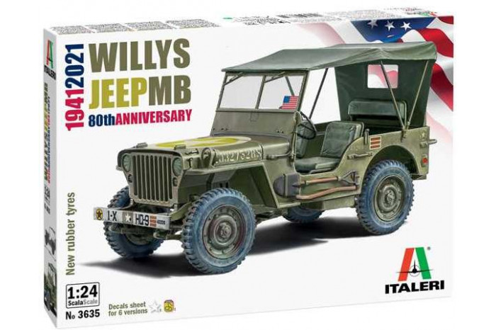 Willys Jeep MB (1:24) - 3635