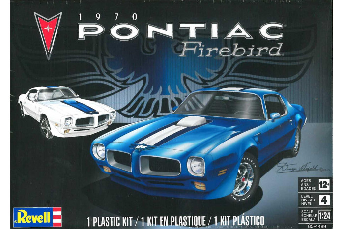 Plastic ModelKit MONOGRAM auto 4489 - 1970 Pontiac Firebird (1:24)