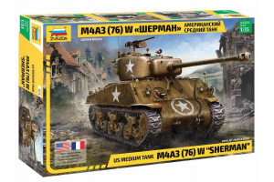 M4 A3 (76mm) Sherman Tank (1:35) - 3676