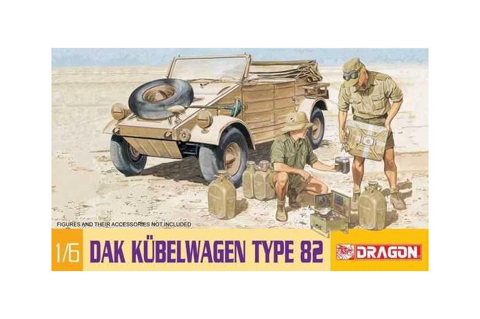 Model Kit military 75021 - DAK Kübelwagen Type 82 (1:6)