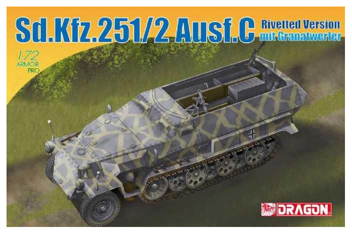 Sd.Kfz.251/2 Ausf.C Rivetted Version mit Granatwerfer (1:72) - 7308 
