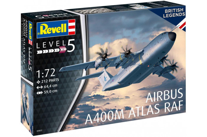 Plastic ModelKit letadlo 03822 - Airbus A400M Atlas „RAF“ (1:72)