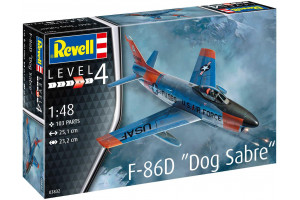 Plastic ModelKit letadlo 03832 - F-86D Dog Sabre (1:48)