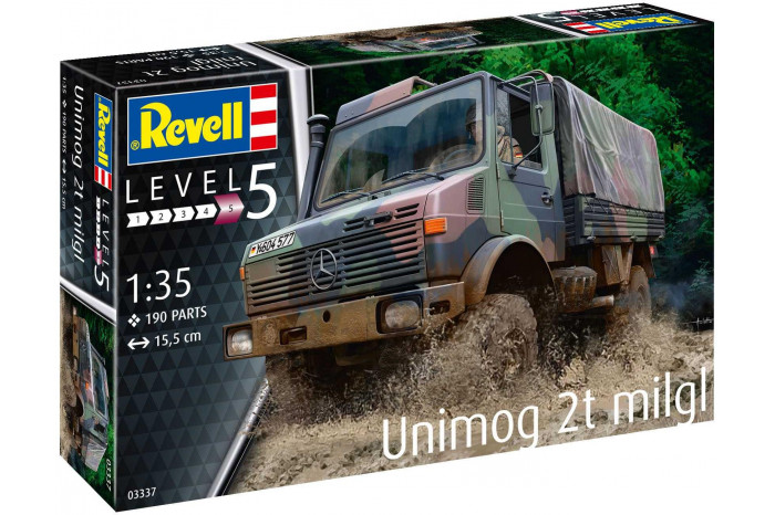 Plastic ModelKit military 03337 - Unimog 2T milgl (1:35)