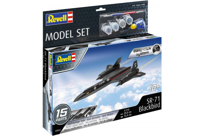 EasyClick ModelSet letadlo 63652 - SR-71 Blackbird (1:110)