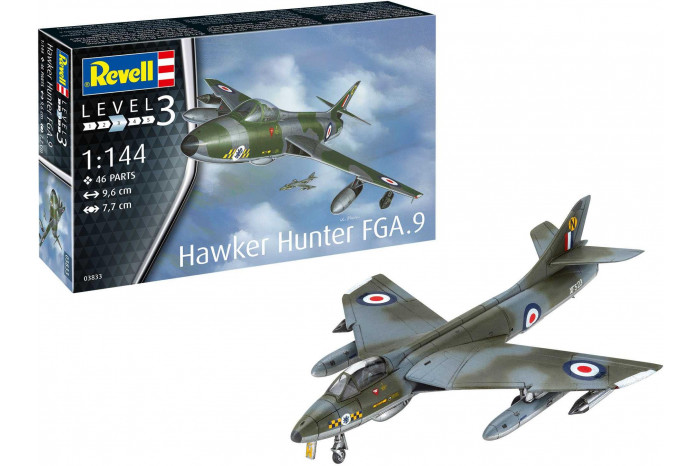 ModelSet letadlo 63833 - Hawker Hunter FGA.9 (1:72)