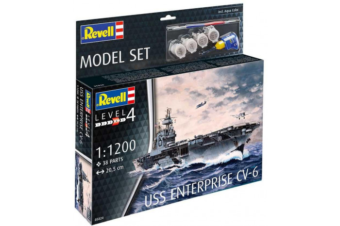 ModelSet loď 65824 - USS Enterprise (1:1200)