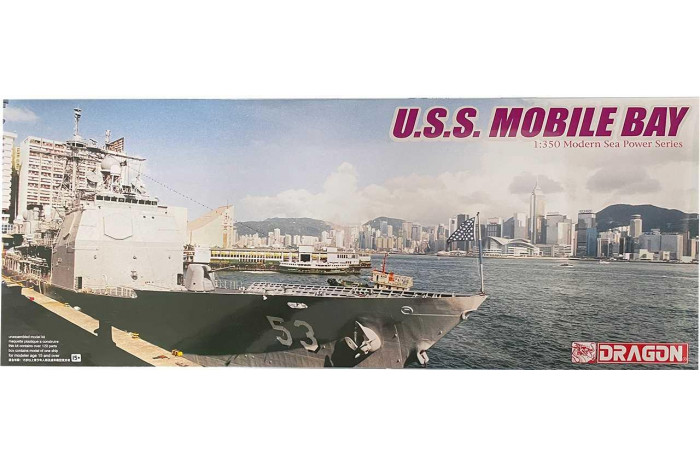 Model Kit loď 1013 - USS MOBILE BAY (1:350)