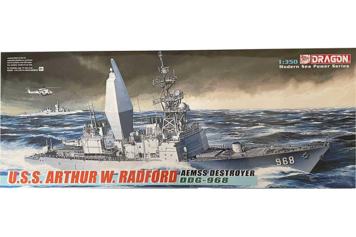 Model Kit loď 1018 - ARTHUR W RADFORD AEMSS DESTROYER (1:350)