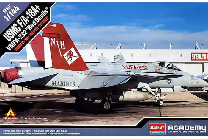 Model Kit letadlo 12627 - USMC F/A-18A+ VMFA-232 "Red Devils" (1:144)