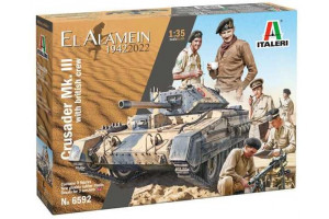 Model Kit military 6592 - Crusader Mk. II & British Tank Crew (1:35)