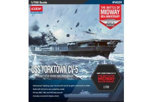 Model Kit loď 14229 - USS Yorktown CV-5 &quot,Battle of Midway&quot, (1:700)