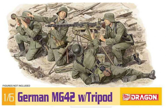 Model Kit military 75017 - MG42 w/TRIPOD MOUNT (1:6)