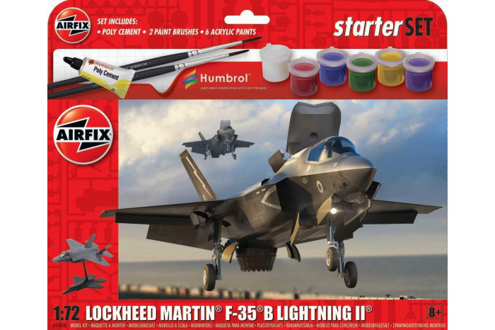 Starter Set - Lockheed Martin F-35B Lightning II (1:72) - A55010