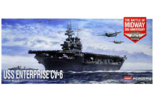 Model Kit loď 14409 - USS Enterprise CV-6 "Batte of Midway" (1:700)
