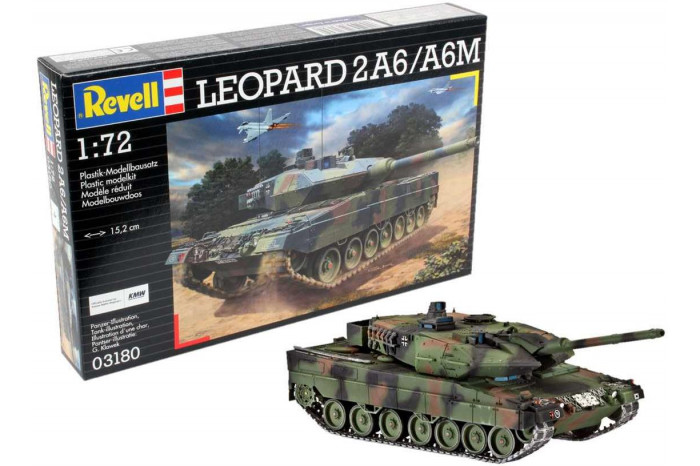 Plastic ModelKit military 03180 - "Leopard" 2 A6M (1:72)