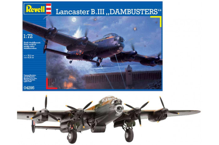 Plastic ModelKit letadlo 04295 - Avro Lancaster "DAMBUSTERS" (1:72)