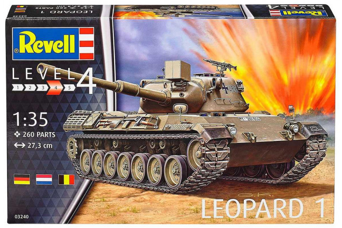 Plastic ModelKit tank 03240 - Leopard 1 (1:35)